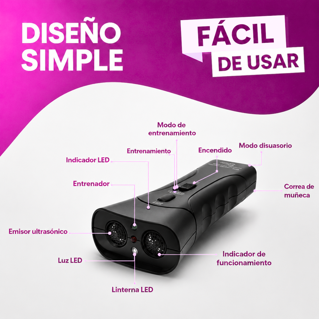 Repelente Ultrasónico para Perros